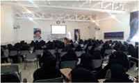 برگزاری جلسه آموزشی در سالن آمفی تئاتر دانشگاه پیام نور برزک 