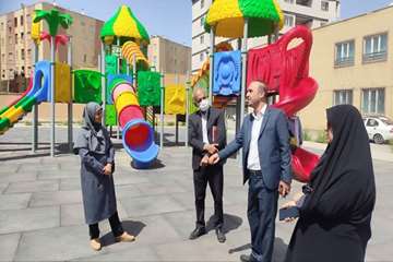  از فضا و وسایل بازی موجود در پارک ها بازدید شد