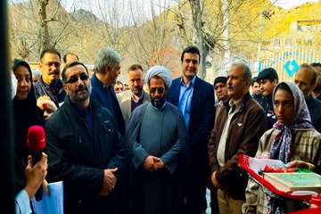 افتتاح خانه بهداشت روستای اسحاق آباد در نهمین روز دهه مبارک فجر