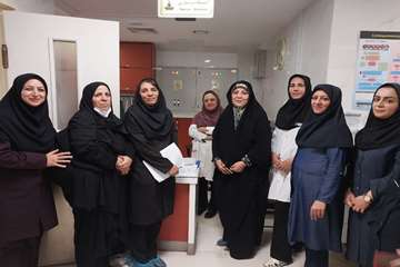 کارشناس وزارت بهداشت، درمان و آموزش پزشکی از بیمارستان ثامن الحجج بازدید کرد