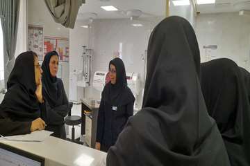 کارشناس وزارت بهداشت، درمان و آموزش پزشکی از بیمارستان ثامن الحجج بازدید کرد