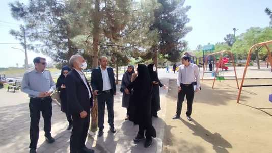  از فضا و وسایل بازی موجود در پارک ها بازدید شد 